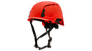 Pyramex HPT261120V, SL T2 Safety Helmet, Vented, Red Color