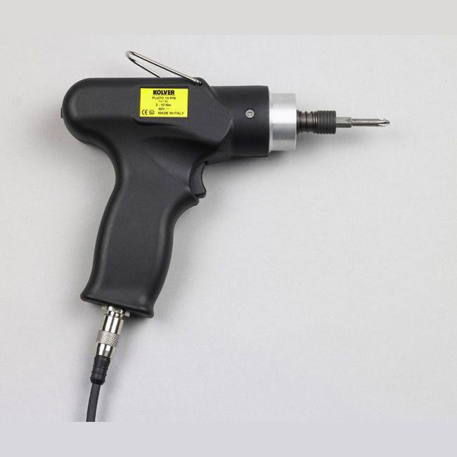 Kolver 130210/N, PLUTO10P/N, Current Control, Bottom Connector, Trigger Start, ESD, PLUTO Corded Pistol Screwdriver