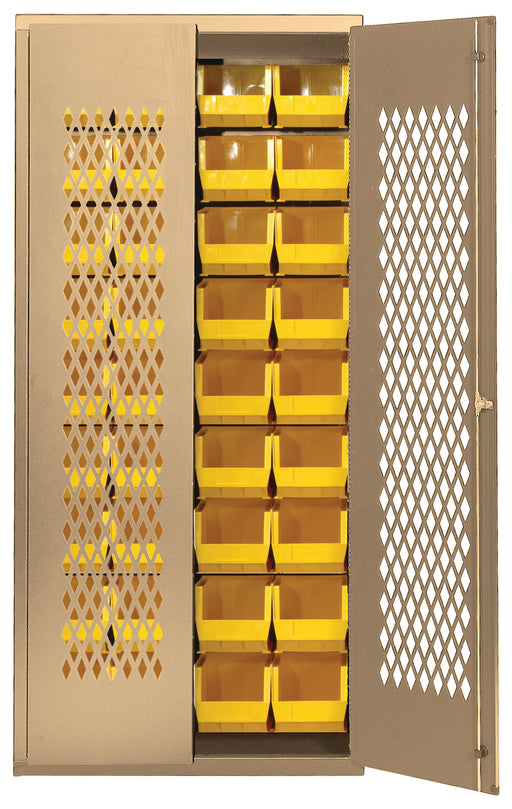 Quantum MESH-BG-240YL | Specialty Bin Cabinets