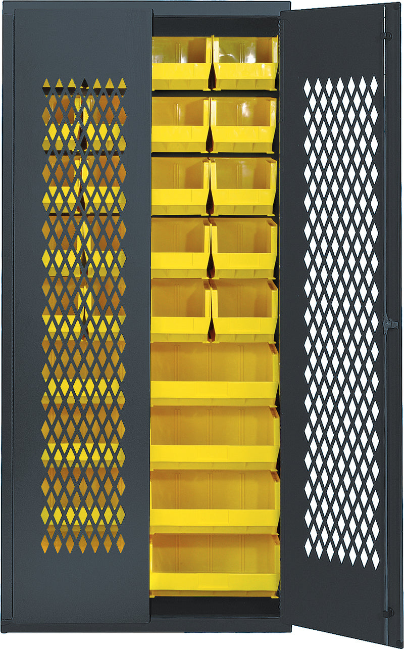 Quantum MESH-BG-240250YL | Specialty Bin Cabinets