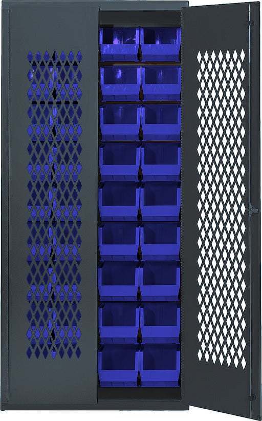 Quantum MESH-240BL | Specialty Bin Cabinets