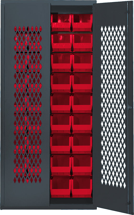 Quantum MESH-240RD | Specialty Bin Cabinets