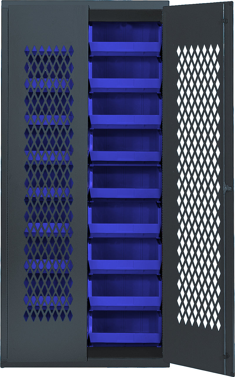 Quantum MESH-250BL | Specialty Bin Cabinets
