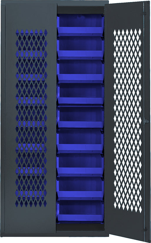 Quantum MESH-250BL | Specialty Bin Cabinets