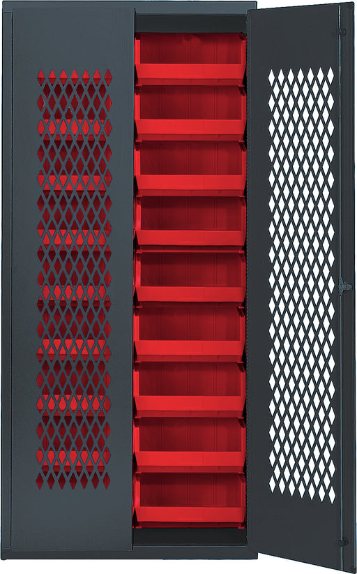 Quantum MESH-250RD | Specialty Bin Cabinets