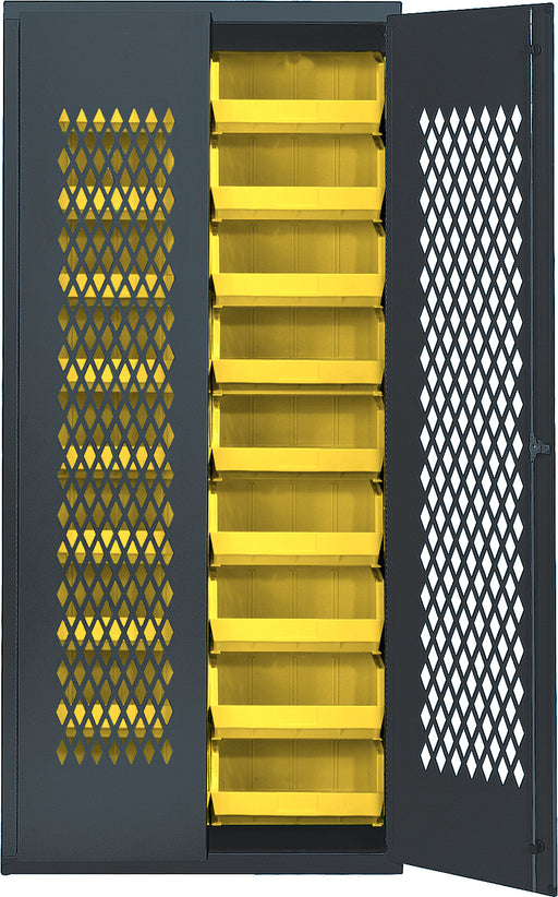 Quantum MESH-BG-250YL | Specialty Bin Cabinets