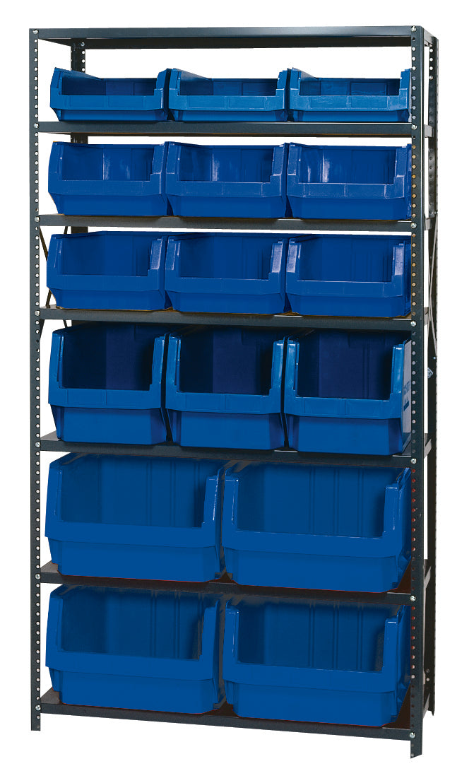 Quantum MSU-16-MIXBL | Magnum Bin Steel Shelving