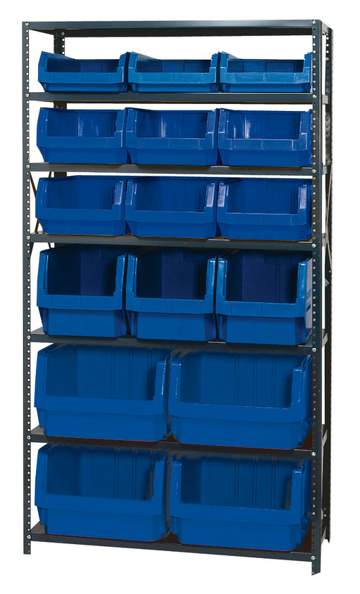 Quantum MSU-16-MIXBL | Magnum Bin Steel Shelving