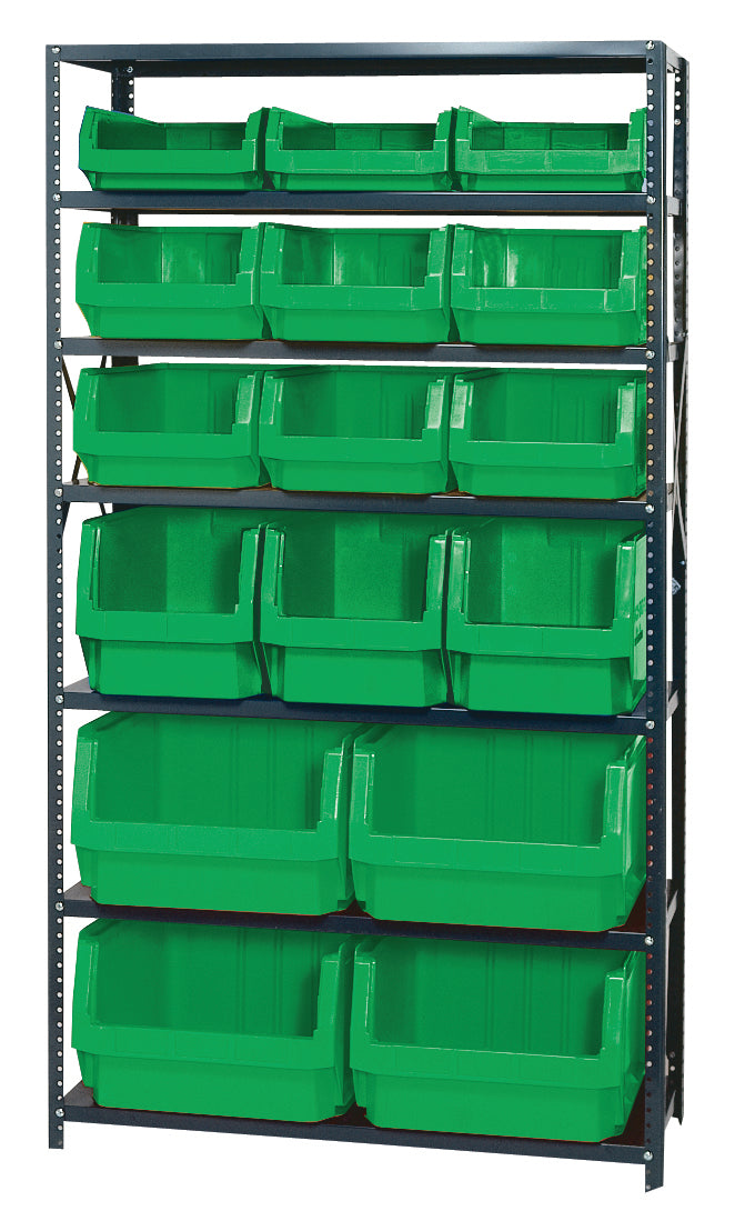 Quantum MSU-16-MIXGN | Magnum Bin Steel Shelving