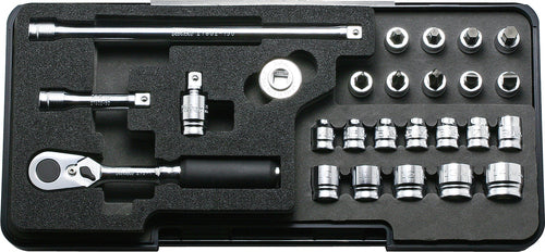 Ko-Ken P2285Z, 1/4 Sq. Dr. Socket Set Z-series 26 pieces