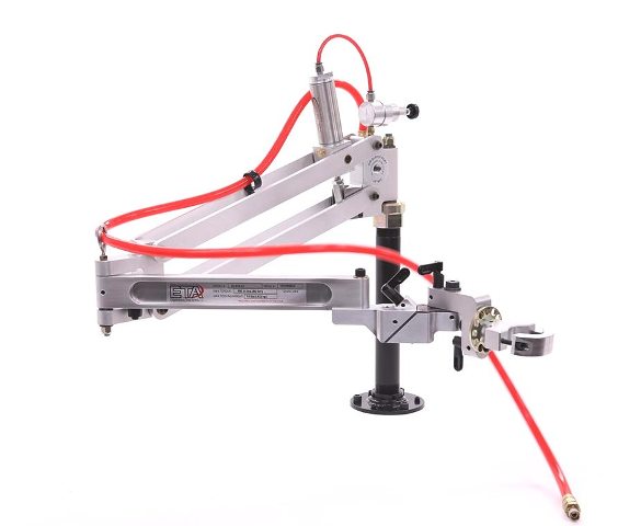 ETA PA815-RAHV, Pneumatic Folding Positioning Reaction Arm, Heavy Duty, Right Angle Horizontal and Vertical