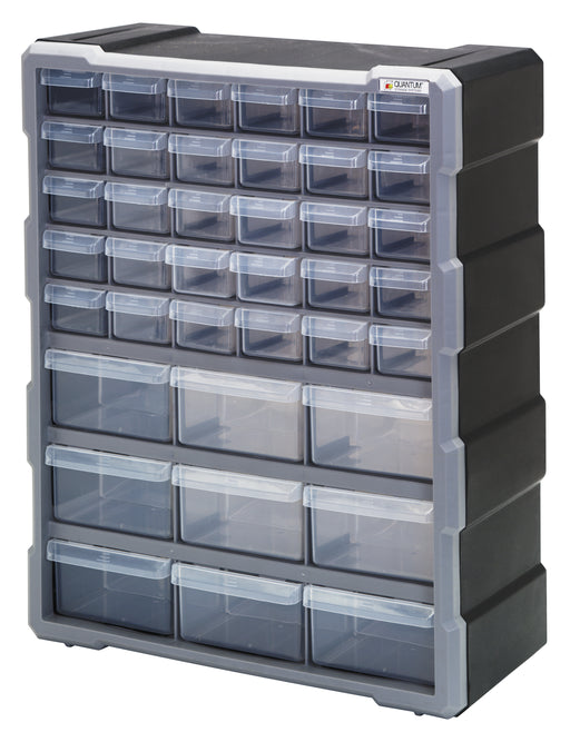 Quantum PDC-39BK | Plastic Drawer Cabinet