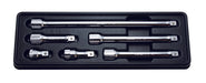 Ko-Ken PK3760/6, 3/8 Sq. Dr. Extension Bar set  32-250mm ABS Tray   6 pieces