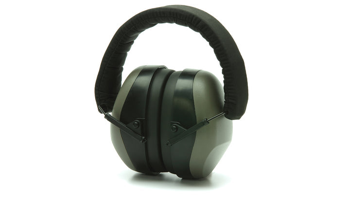 Pyramex PM8010, PM80 Earmuff, Gray Color, NRR 25dB/SNR 30dB Decibel Rating