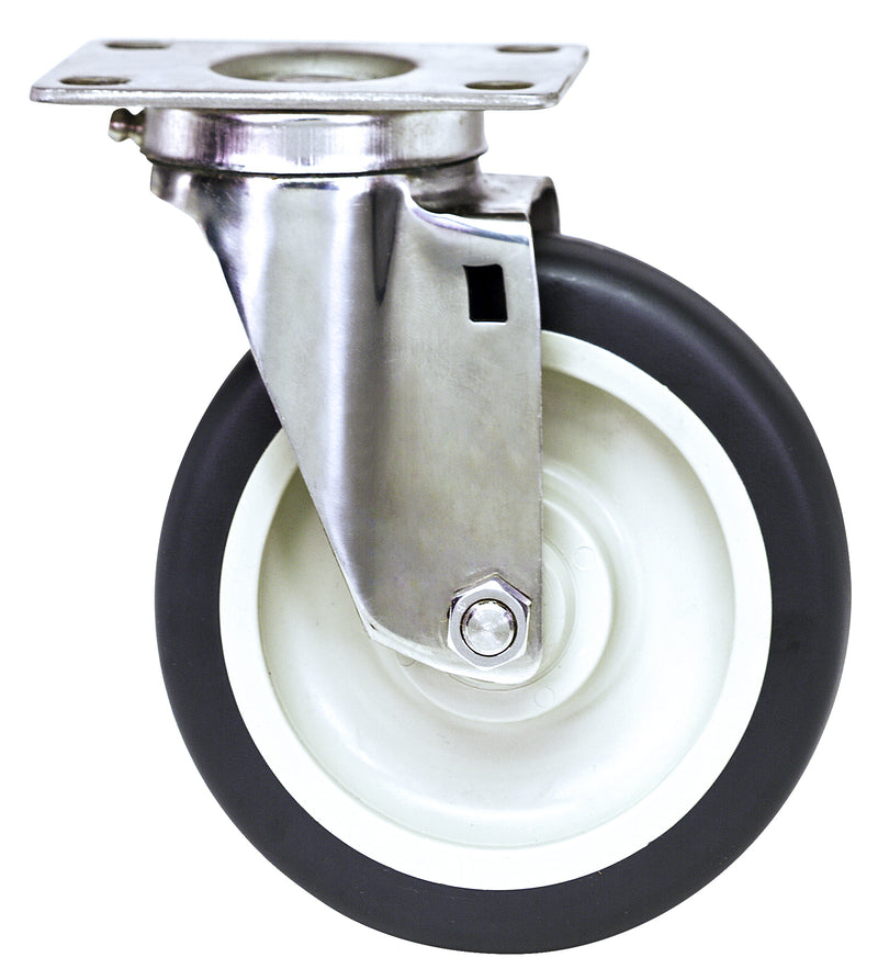 Quantum PT-PS-S | Swivel Polyurethane Stainles Steel Caster