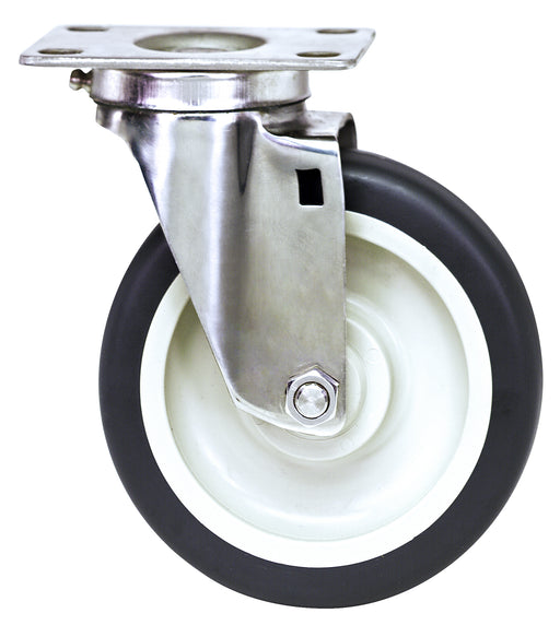 Quantum PT-PS-S | Swivel Polyurethane Stainles Steel Caster