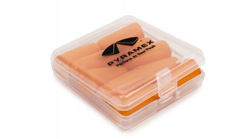 Pyramex PYDP1000PC, Earplug Case Retail, Disposable, Uncorded, Orange (Tapered) Color, NRR 32dB Decibel Rating