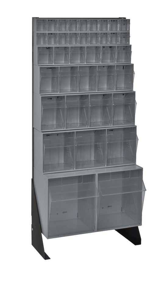 Quantum QFS148-38GY | Tip Out Bin Floor Stand