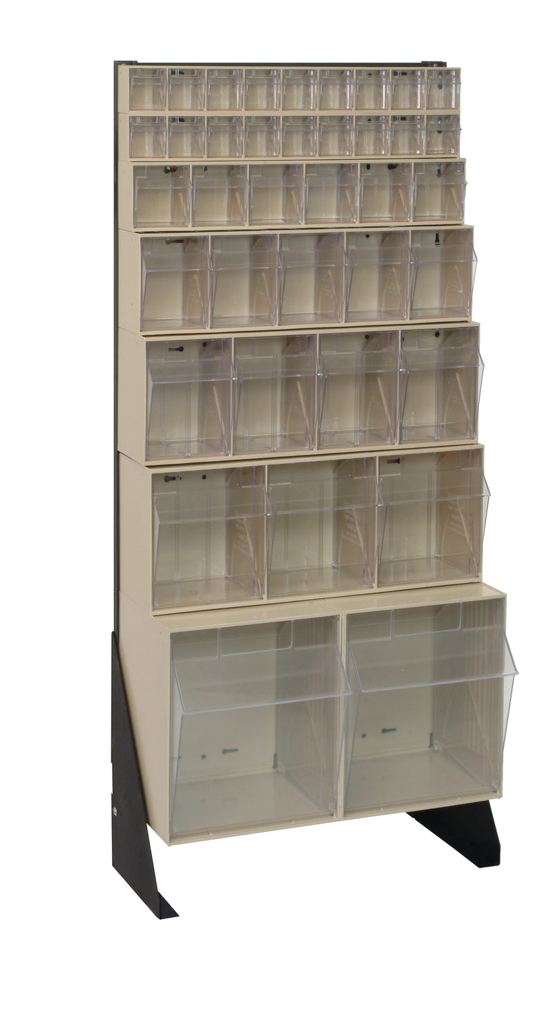 Quantum QFS148-38IV | Tip Out Bin Floor Stand