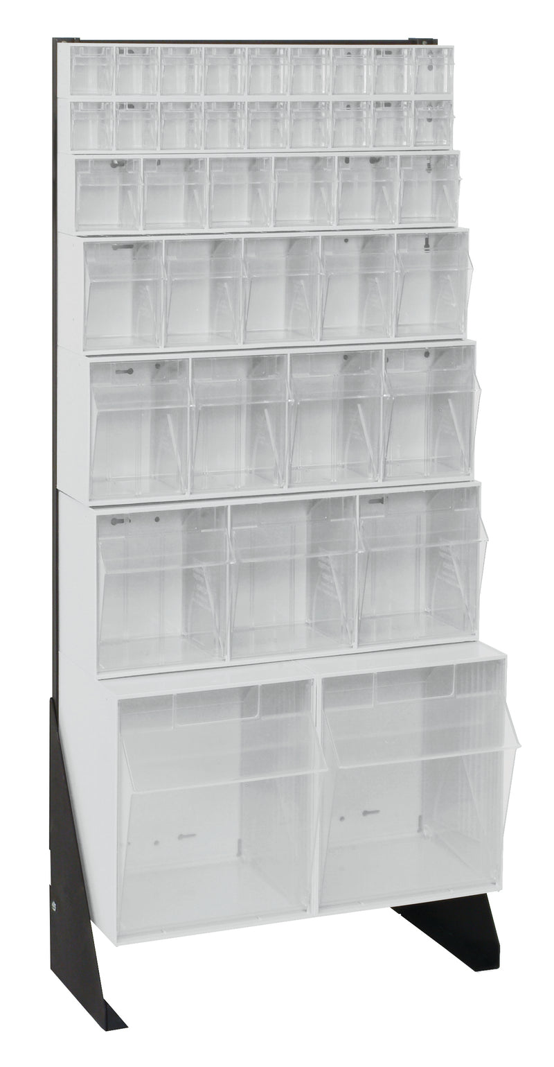 Quantum QFS148-38WT | Tip Out Bin Floor Stand
