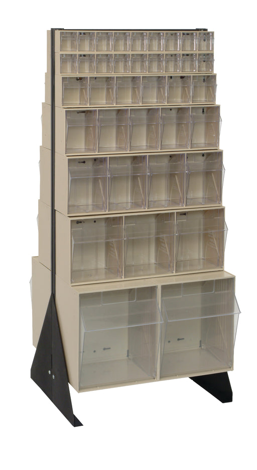 Quantum QFS248-76IV | Tip Out Bin Floor Stand