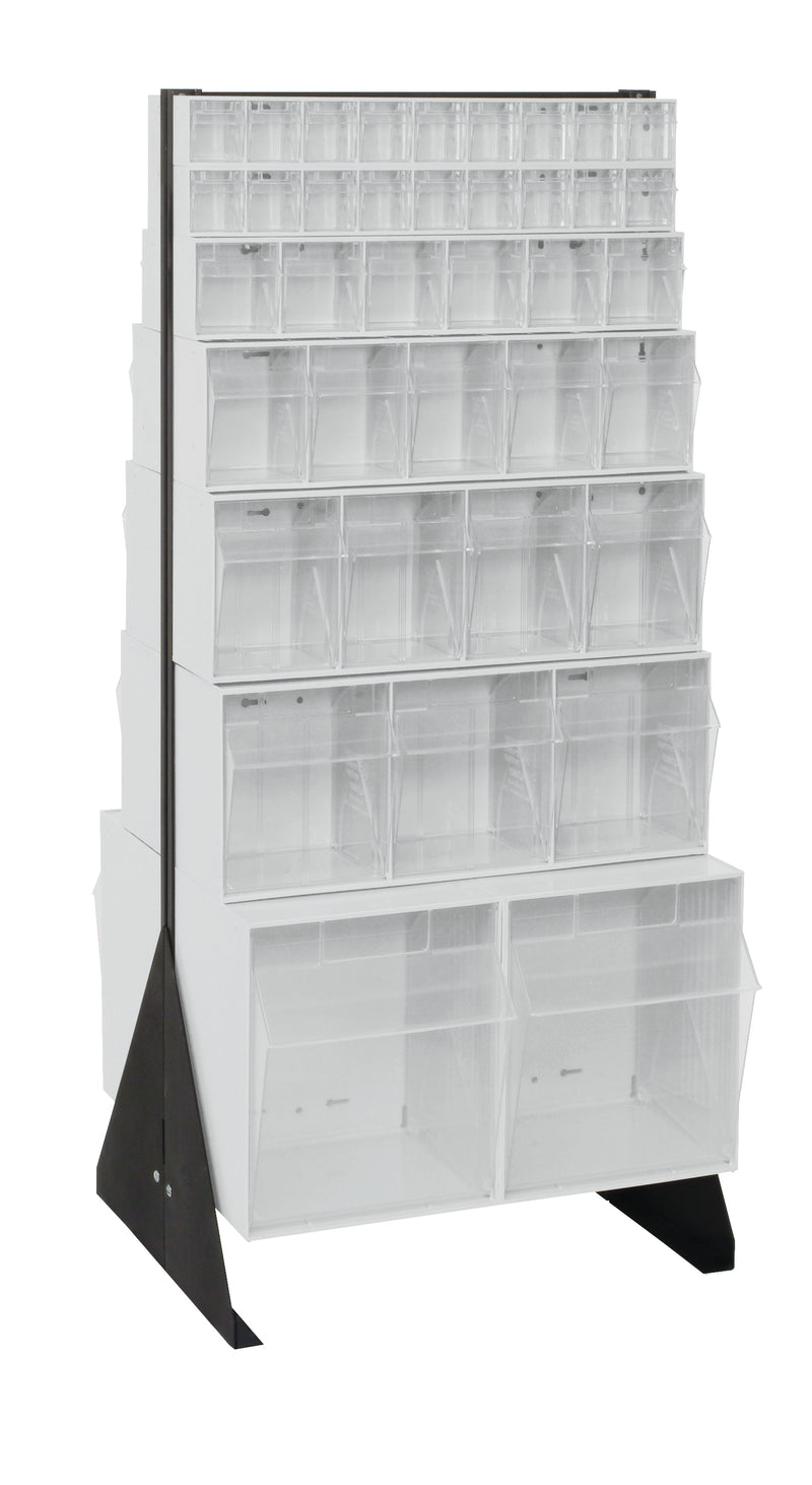 Quantum QFS248-76WT | Tip Out Bin Floor Stand