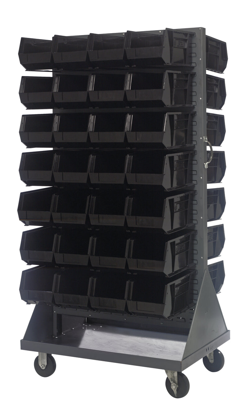 Quantum QMD-36H-240BK | Louvered Rack