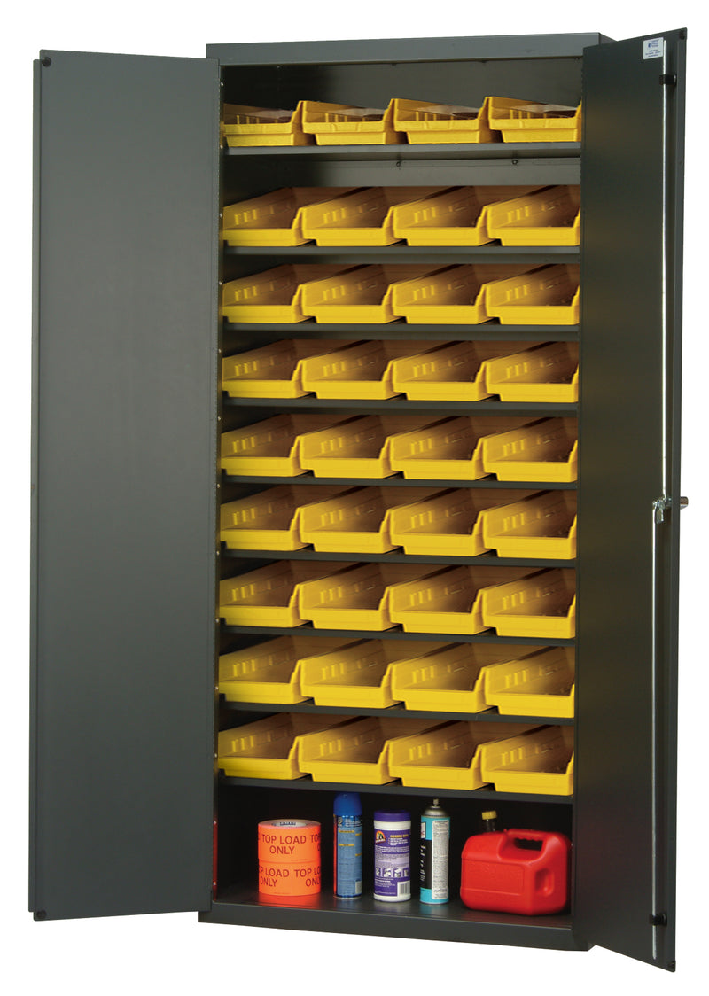 Quantum QPR-BG-107YL | Heavy-Duty 36" Bin Cabinet