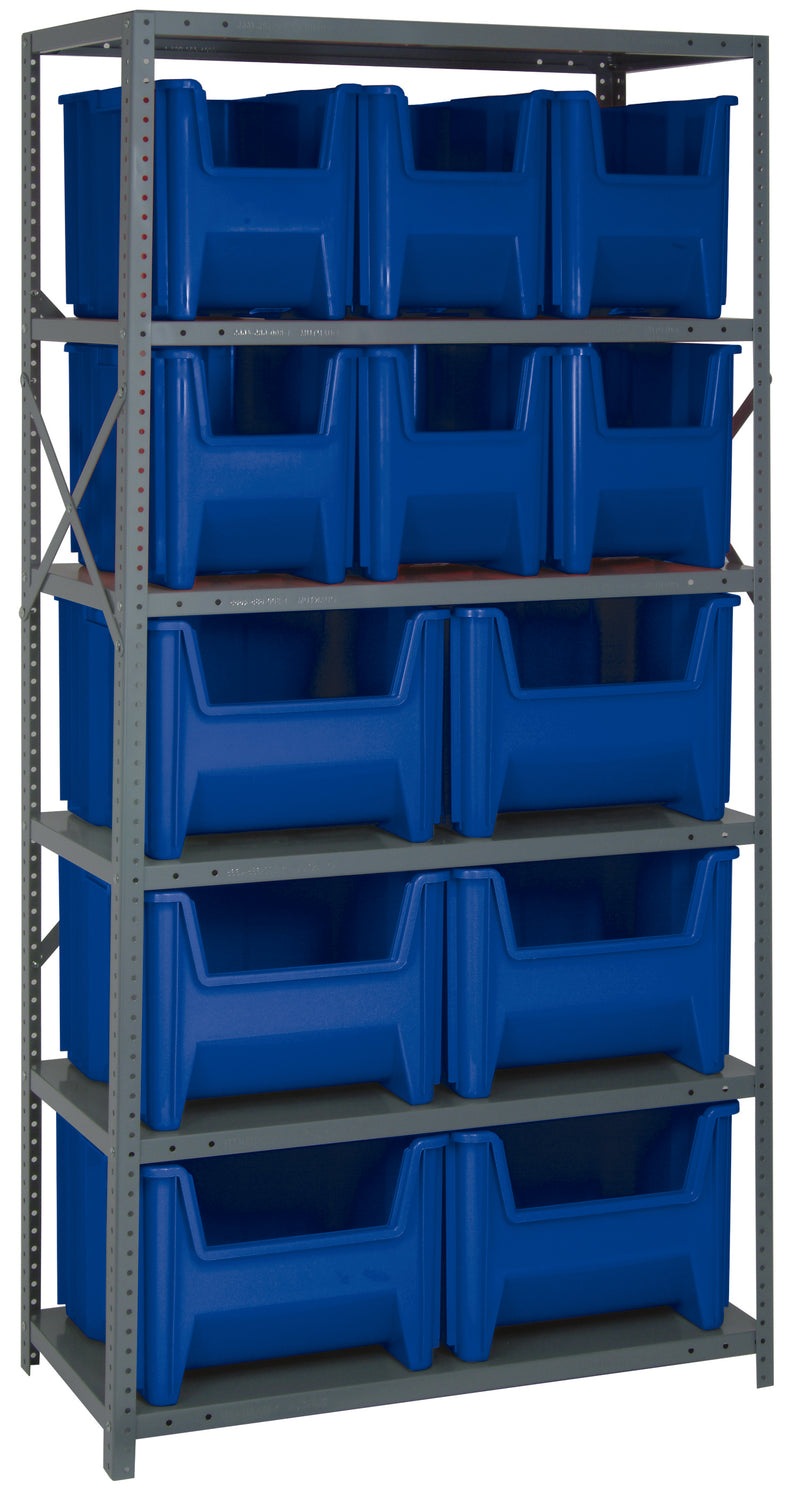 Quatum Storage Racking Quantum QSBU-600800BL | Shelving Unit — Integrated Manufacturing & Supply