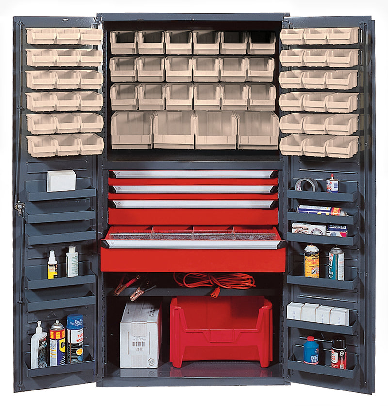 Quantum QSC-3672-4DIV | Heavy-Duty 36" Bin Cabinet
