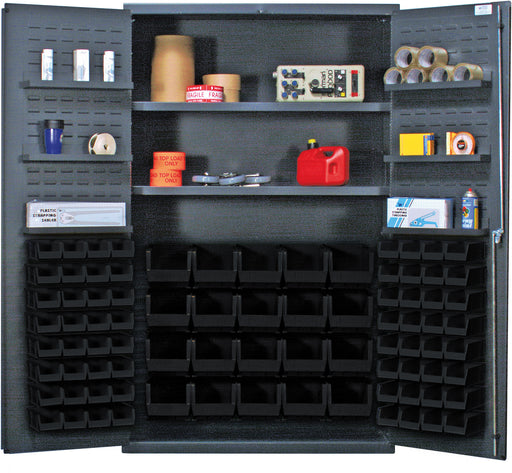 Quantum QSC-4804BK | Heavy-Duty 48" Bin Cabinet