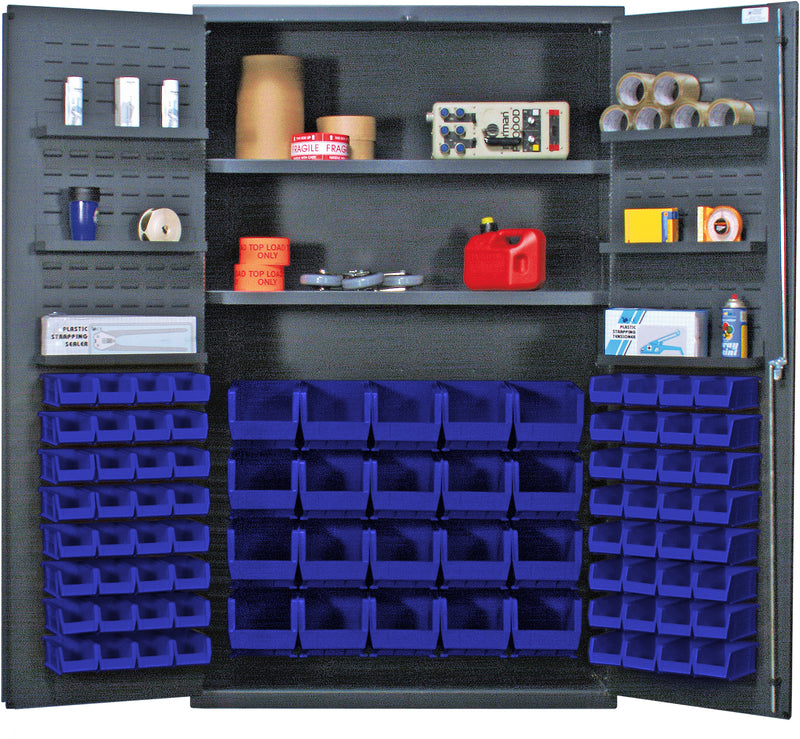 Quantum QSC-4804BL | Heavy-Duty 48" Bin Cabinet