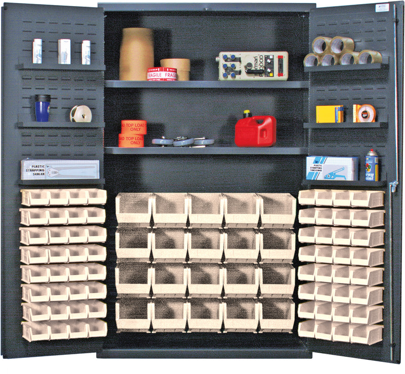 Quantum QSC-4804CL | Heavy-Duty 48" Bin Cabinet