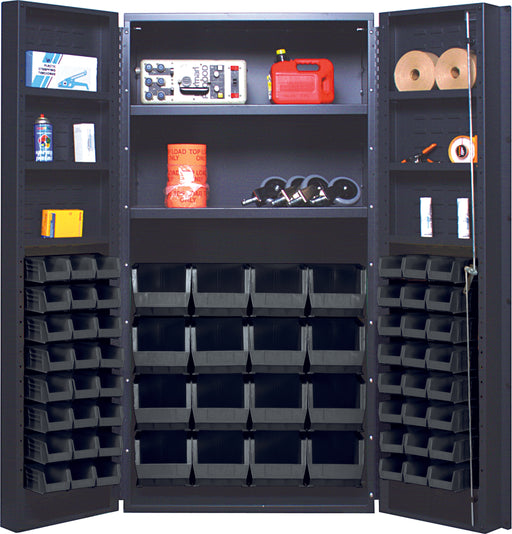 Quantum QSC-32-2S-6DSBK | Heavy-Duty 36" Bin Cabinet