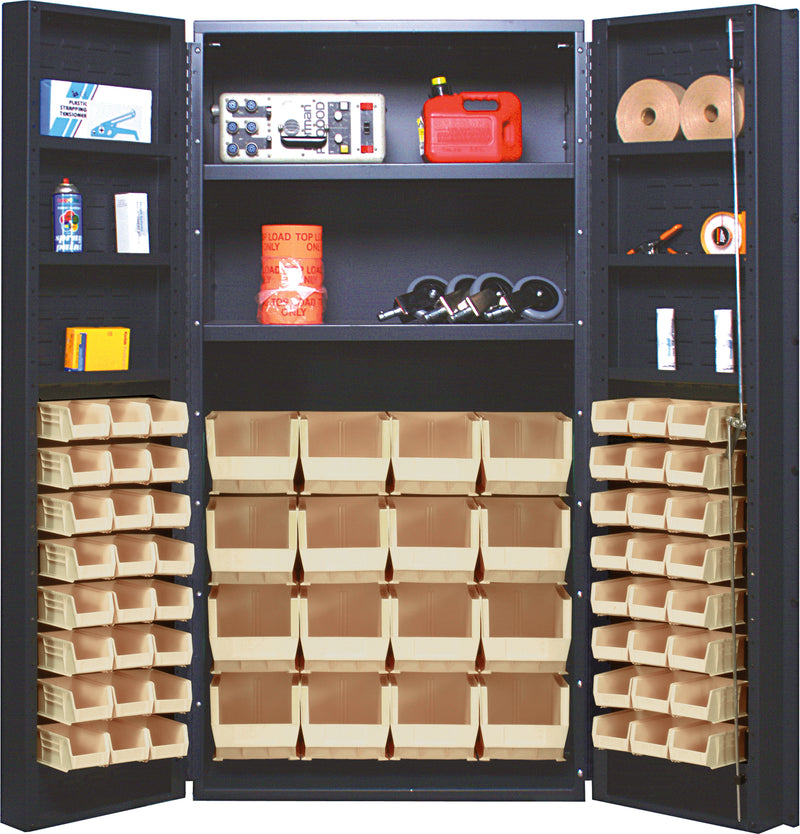 Quantum QSC-64-2S-6DSIV | Heavy-Duty 36" Bin Cabinet