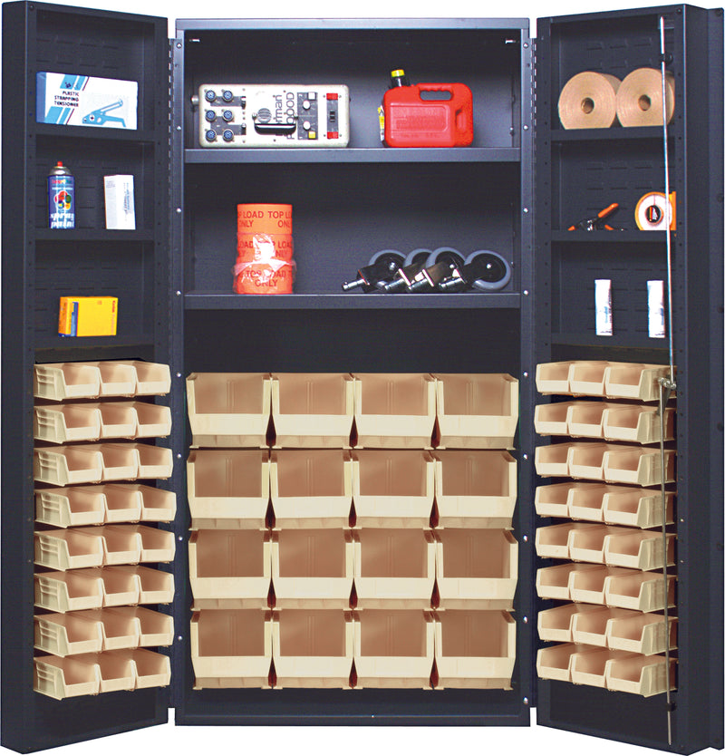 Quantum QSC-64-2S-6DSCL | Heavy-Duty 36" Bin Cabinet