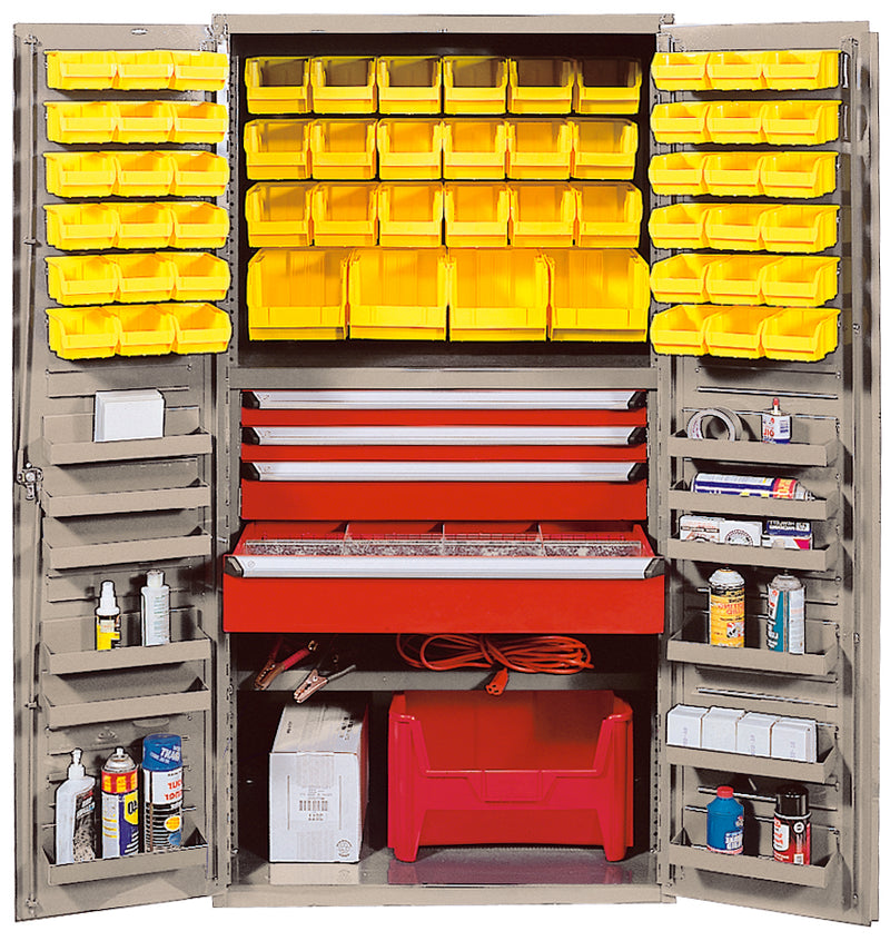 Quantum QSC-BG-3672-4DRD | Heavy-Duty 36" Bin Cabinet