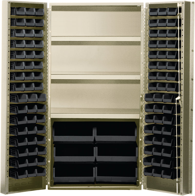 Quantum QSC-BG-36S-38BK | Heavy-Duty 36" Bin Cabinet