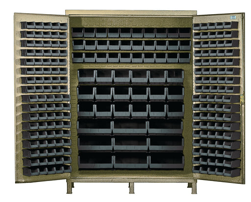 Quantum QSC-BG-72-136BK | Heavy-Duty 72" Bin Cabinet
