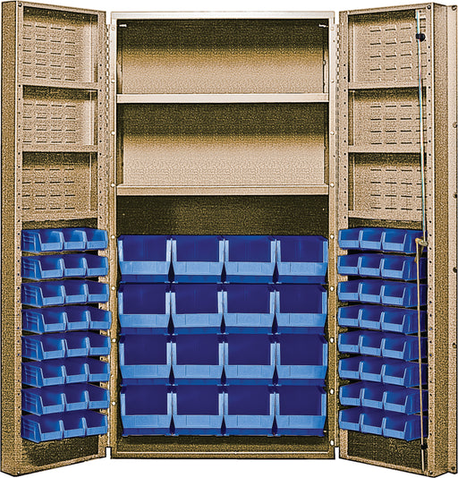 Quantum QSC-BG-32-2S-6DSBL | Heavy-Duty 36" Bin Cabinet