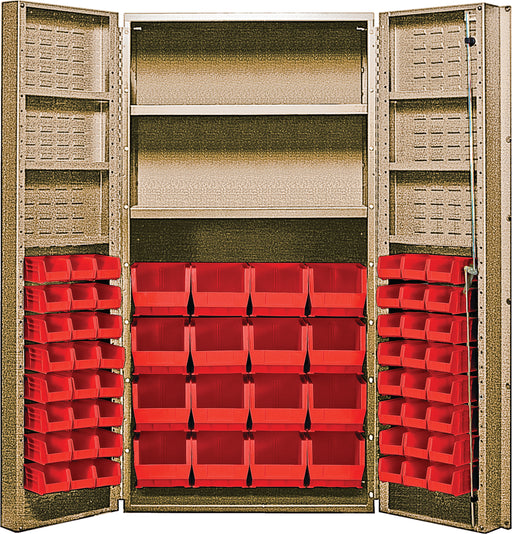 Quantum QSC-BG-64-2S-6DSRD | Heavy-Duty 36" Bin Cabinet