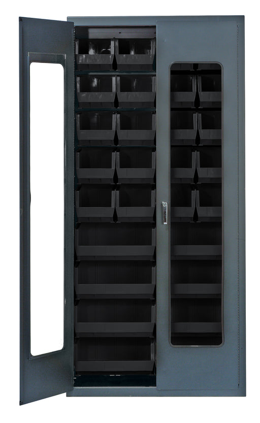 Quantum QSC-C240250BK | Heavy-Duty 36" Bin Cabinet