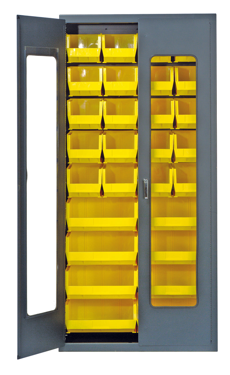 Quantum QSC-C240250YL | Heavy-Duty 36" Bin Cabinet