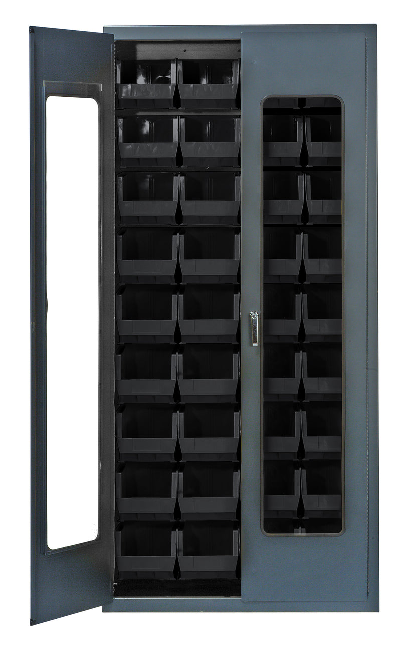 Quantum QSC-C240BK | Heavy-Duty 36" Bin Cabinet