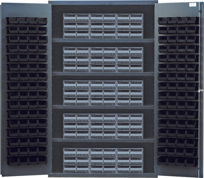 Quantum QSC-QIC64BK | Heavy-Duty 48" Bin Cabinet