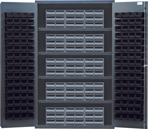 Quantum QSC-QIC64BK | Heavy-Duty 48" Bin Cabinet