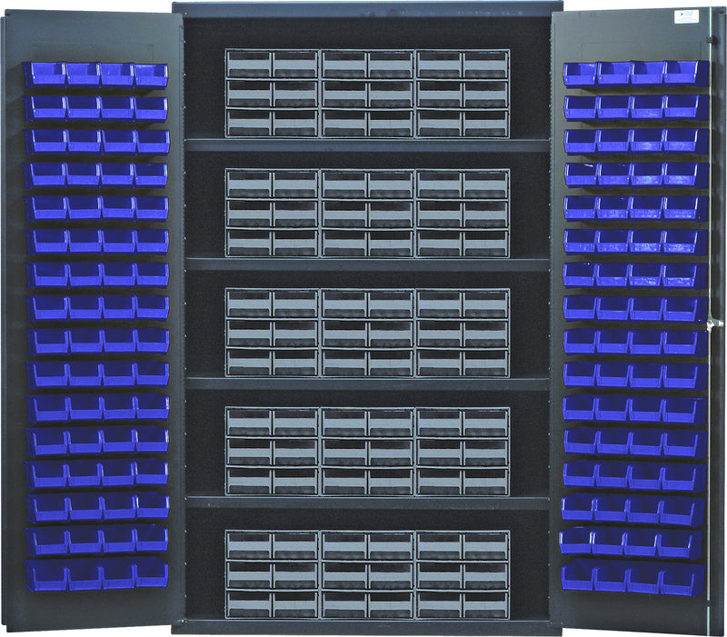 Quantum QSC-QIC64BL | Heavy-Duty 48" Bin Cabinet