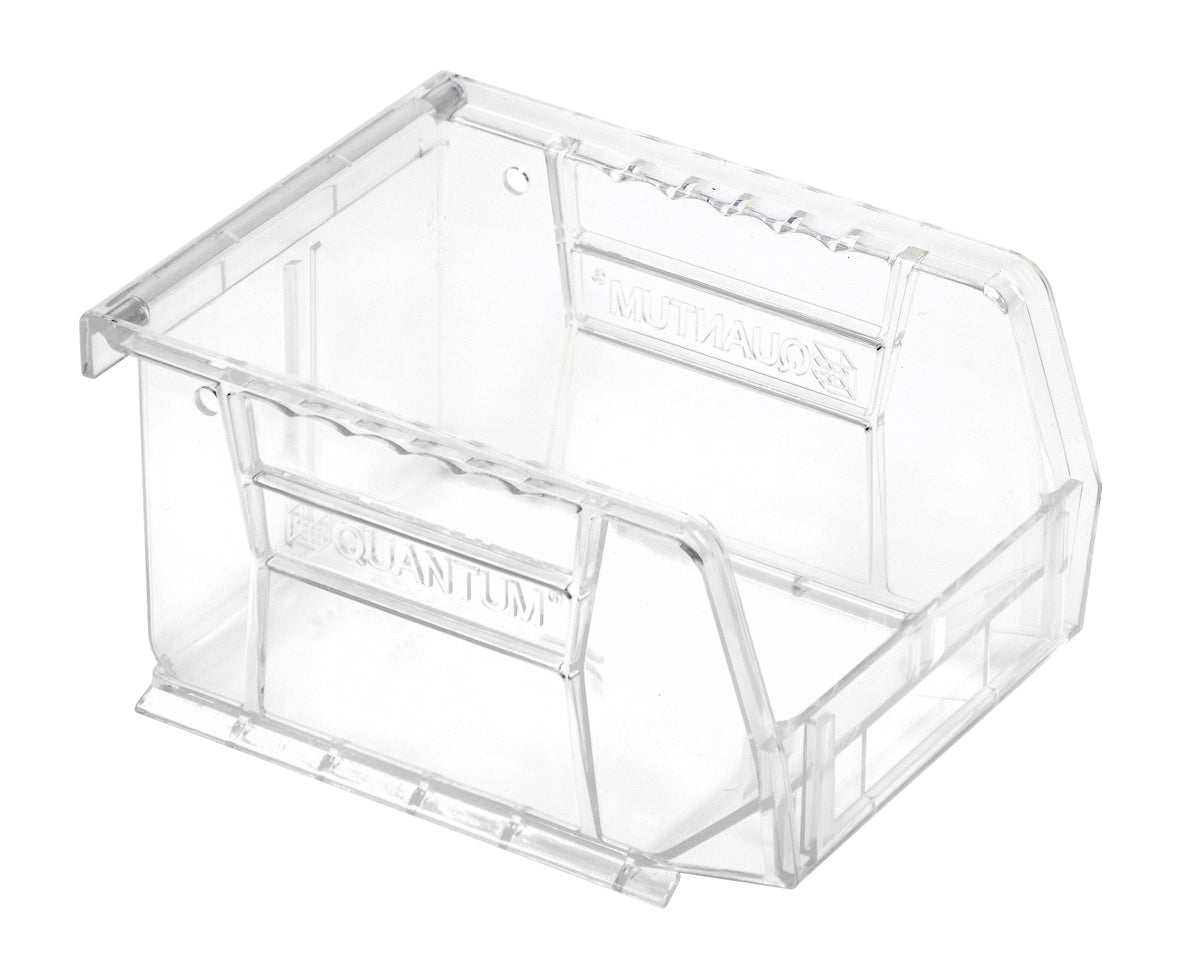 Quantum QUS Quantum Ultra Stacking & Hanging Acrylic Crystal Clear Bins ...