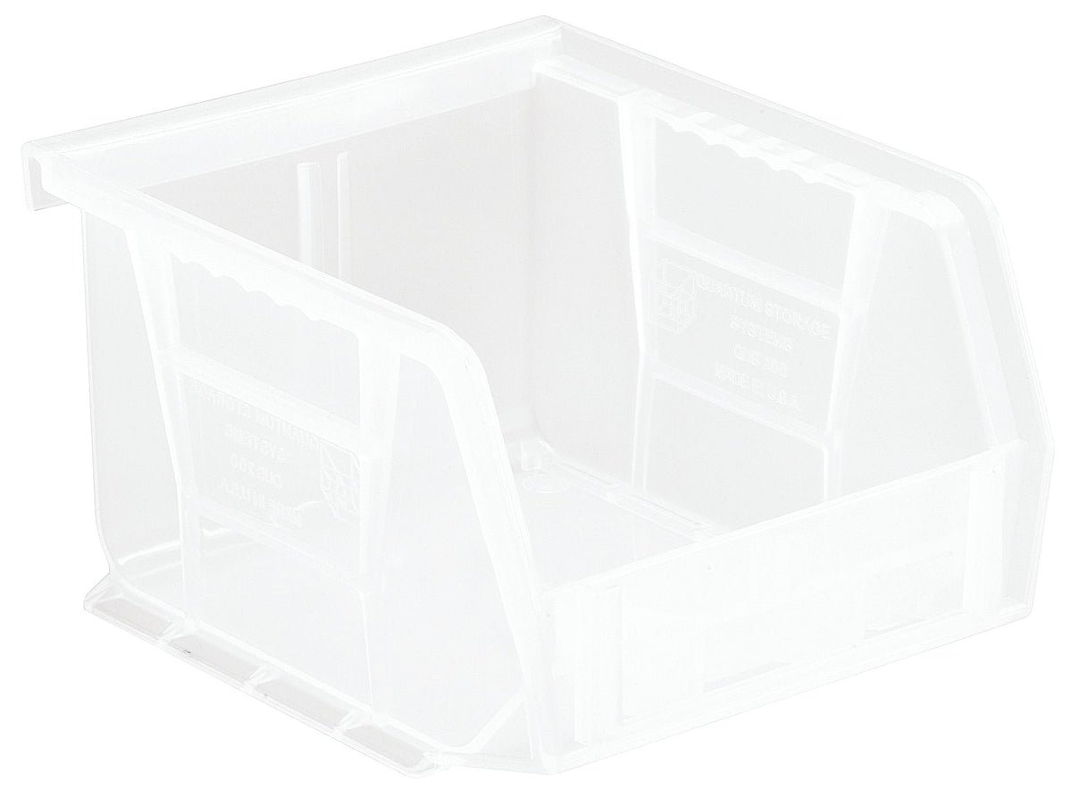 Quantum QUS Quantum Ultra Stacking & Hanging Polypropylene Clear Bins ...