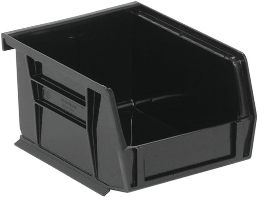 Quantum QUS210BKCS QUS Quantum Ultra Stacking & Hanging Polypropylene Black Bins, By Case